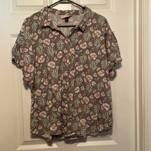 universal threads button up short sleeve